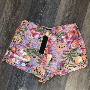 LF Brand Floral Shorts